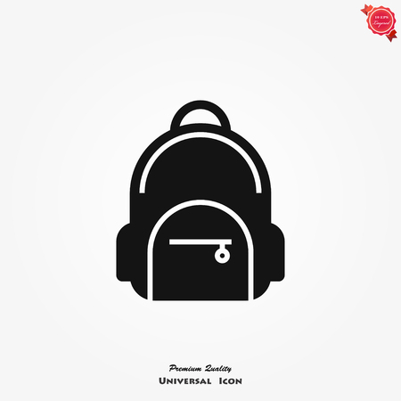Backpack icon, collection of high quality  for web site designのイラスト素材