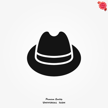 Hat icon, can be used , UI and web designのイラスト素材