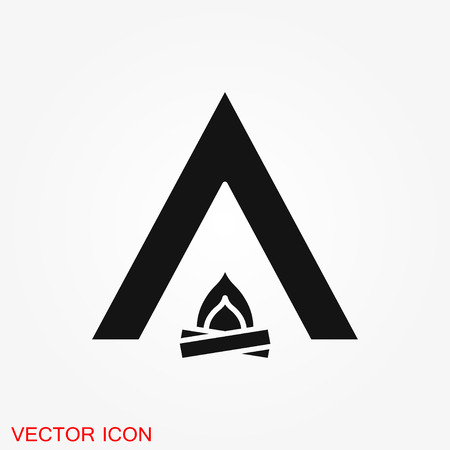 Simple camping icon. Universal camping icons to use for web and mobile UIのイラスト素材