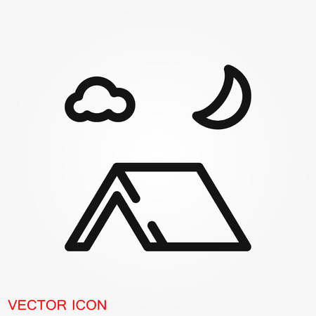 Simple camping icon. Universal camping icons to use for web and mobile UIのイラスト素材