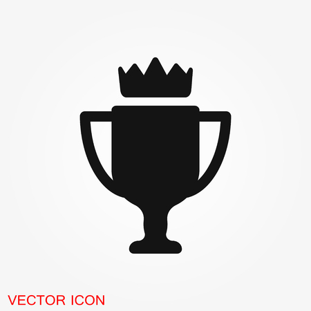 Champion vector icon, flat design for web or mobile appのイラスト素材