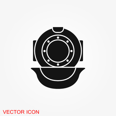 Diving icon, water sport vector sign, symbol for designのイラスト素材