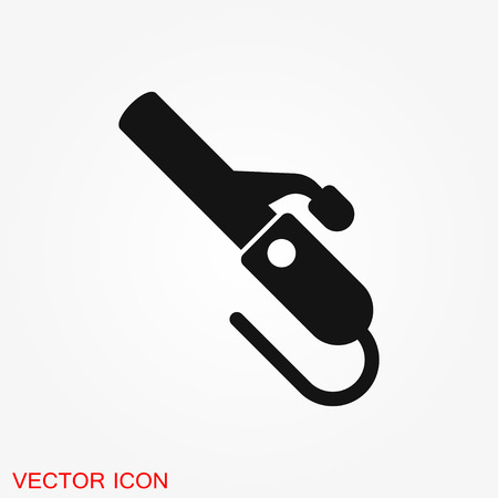 Curlers vector icon for websites, web design, mobile app, info graphicsのイラスト素材