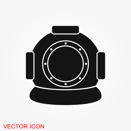 Diving icon, water sport vector sign, symbol for designのイラスト素材