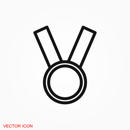 Medal icon, Medal symbol for your web siteのイラスト素材