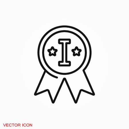 Medal icon, Medal symbol for your web siteのイラスト素材