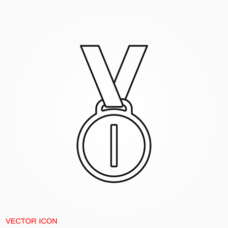 Medal icon, Medal symbol for your web siteのイラスト素材