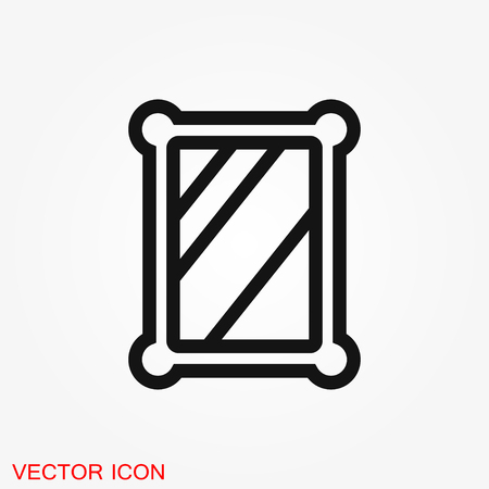 Frame icon vector, frame icon for web and app logo, illustration, vector sign symbol for designのイラスト素材