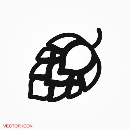 Hop icon logo, vector sign symbol for designのイラスト素材