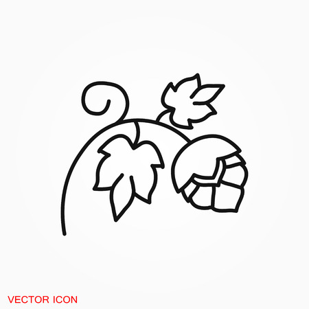 Hop icon logo, vector sign symbol for designのイラスト素材