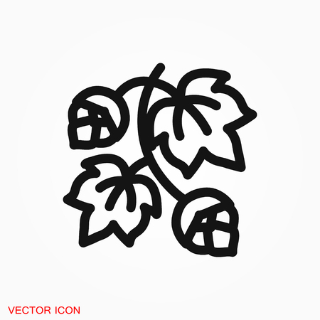 Hop icon logo, vector sign symbol for designのイラスト素材