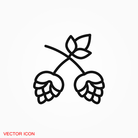 Hop icon logo, vector sign symbol for designのイラスト素材