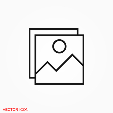 Image icon logo, vector sign symbol for designのイラスト素材
