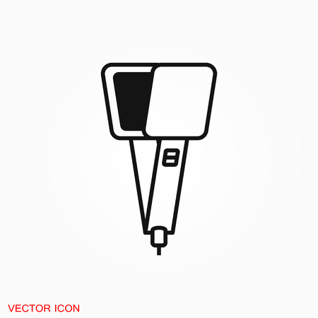 Hair straighten icon. Icons for mobile concept and webのイラスト素材