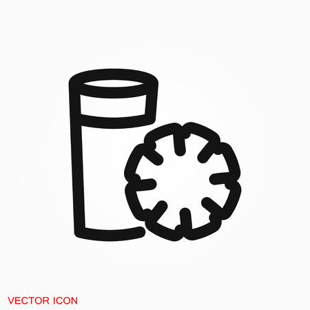 Juice icon logo, vector sign symbol for designのイラスト素材