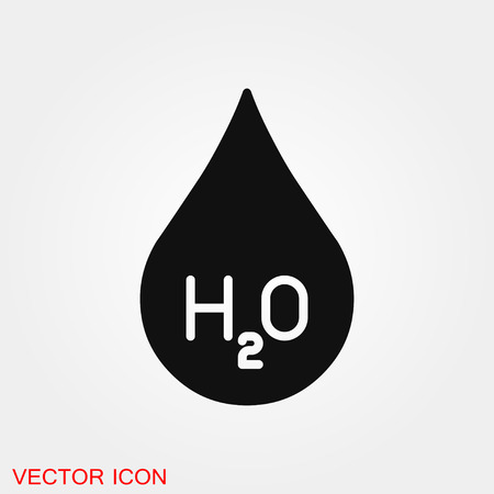 Water icon vector sign symbol for designのイラスト素材