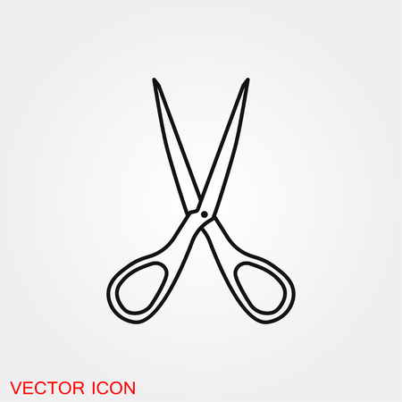 Scissors icon vector sign symbolのイラスト素材