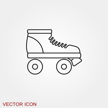 Skating icon vector sign symbolのイラスト素材