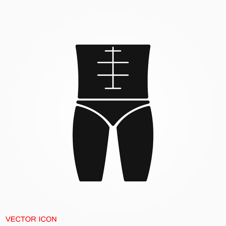 Weight loss icon vector sign symbolのイラスト素材