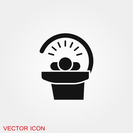 Solarium icon vector sign symbolのイラスト素材