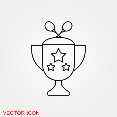 Tennis icon vector sign symbolのイラスト素材