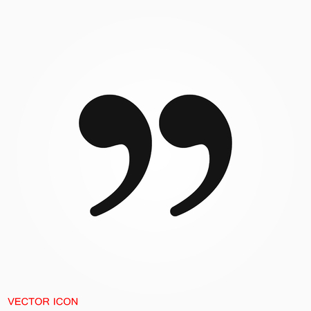 Quote icon vector sign symbolのイラスト素材