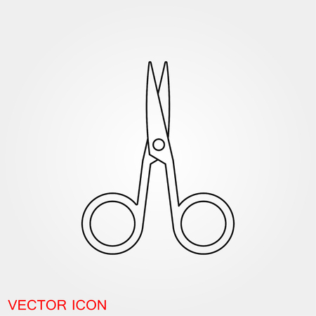 Scissors icon vector sign symbolのイラスト素材