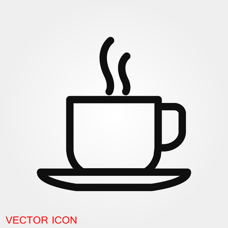 Tea icon vector sign symbolのイラスト素材