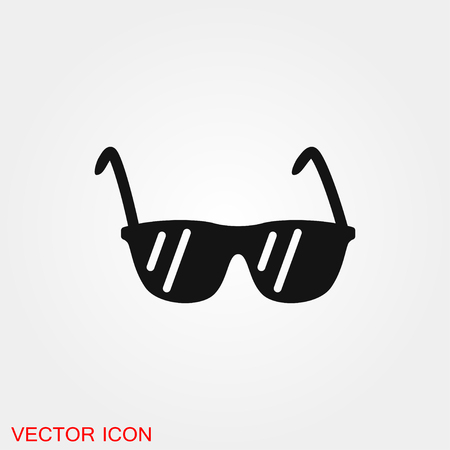 Sunglasses Icon vector sign symbolのイラスト素材