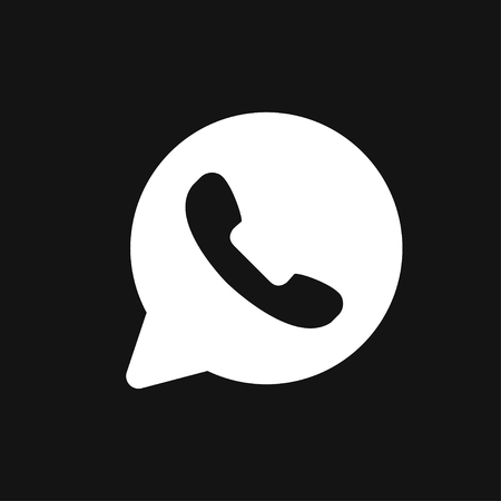 Telephone icon,icon vector sign symbolのイラスト素材