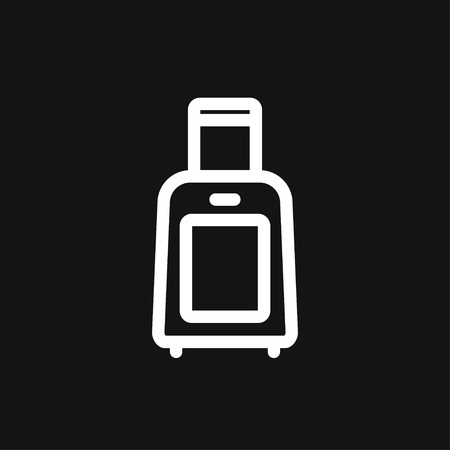 Travel bag icon vector sign symbolのイラスト素材