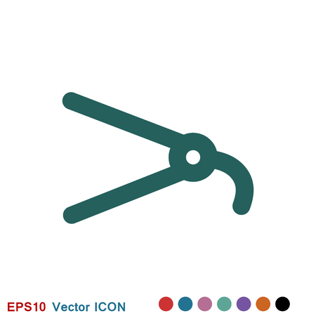 Hair straighten icon. Icons for mobile concept and webのイラスト素材
