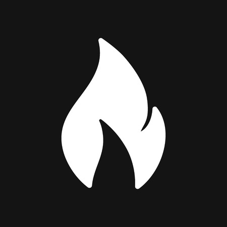 Fire icon logo, illustration, vector sign symbol for designのイラスト素材