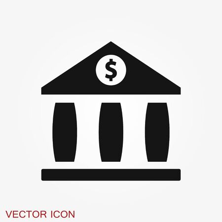 Bank icon design template. Vector EPS 10のイラスト素材