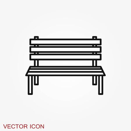 Work bench icon. Simple illustration of work bench vector icon isolated on backgroundのイラスト素材