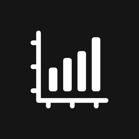 Analytics icon. Vector illustration style is flat iconic symbol, black colorのイラスト素材