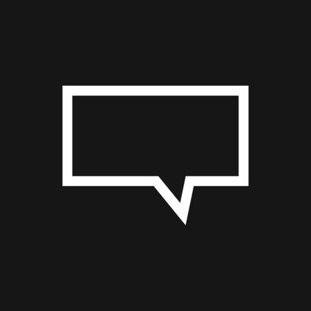 Speech bubble icons on background. Vector flat illustration.のイラスト素材