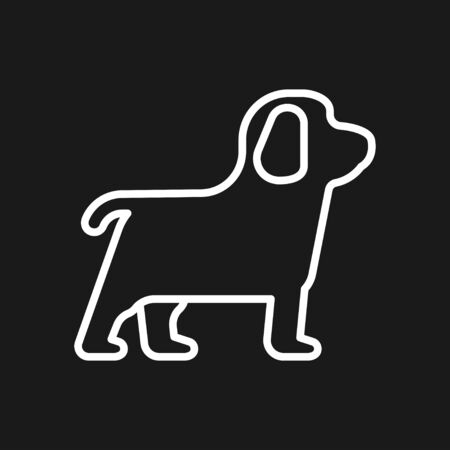 Dog icon . Vector symbol for your designのイラスト素材