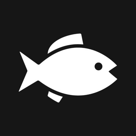 Fish Icon.  vector illustration for design. Elements for design.のイラスト素材