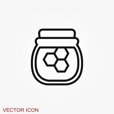 Jar vector iconのイラスト素材