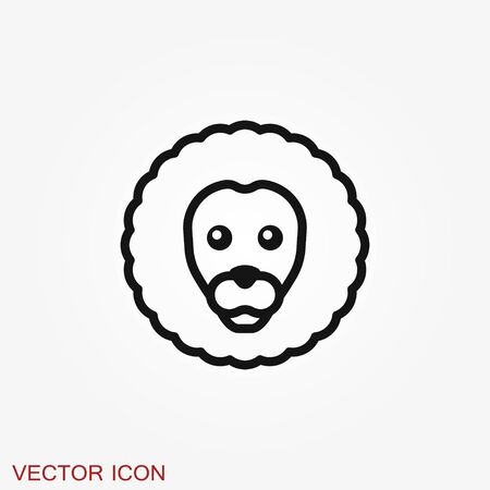 Abstract lion icon concept. Key ideas is business, designのイラスト素材