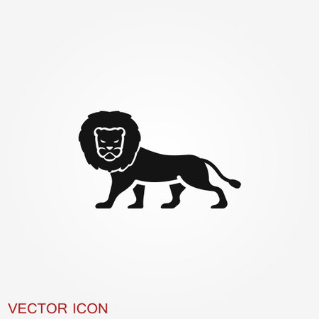 Abstract lion icon concept. Key ideas is business, designのイラスト素材