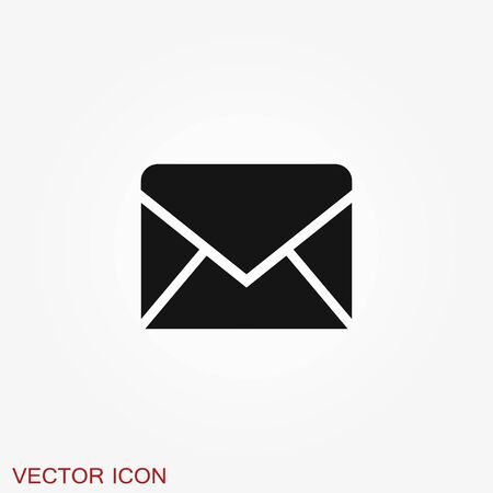 Mail icon. Illustration isolated for graphic and web design.のイラスト素材