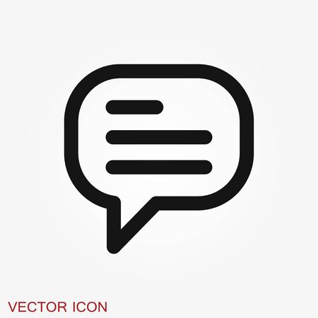 Message icon, vector symbol for designのイラスト素材
