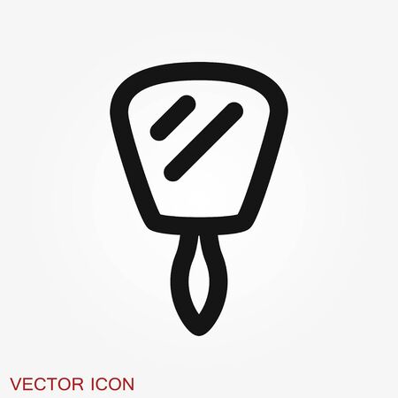 Mirror icon isolated on background.のイラスト素材
