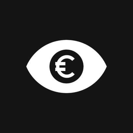 Money icon to use in web and mobile UI, set of basic UI money elementsのイラスト素材