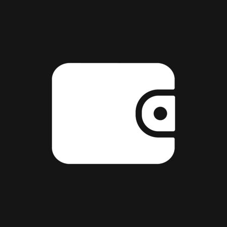 Purse vector icon. Wallet symbol for your web site designのイラスト素材