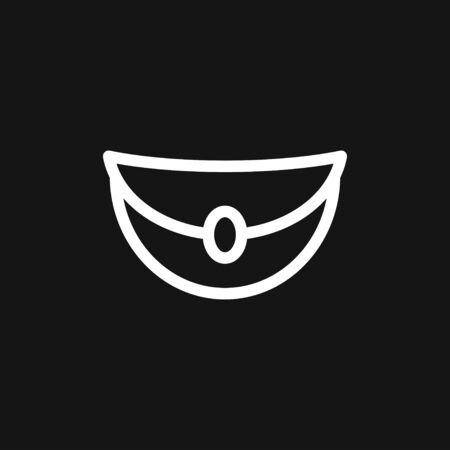 Purse vector icon. Wallet symbol for your web site designのイラスト素材
