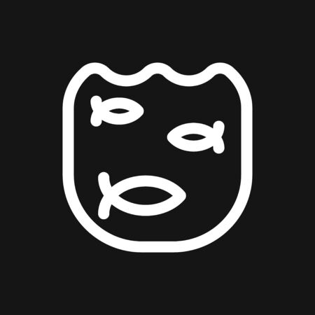 Pond icon illustration isolated vector signのイラスト素材