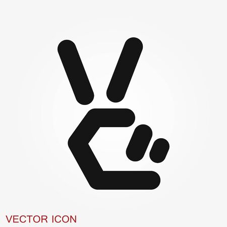 Victory icon. Winner symbol isolated on background.のイラスト素材